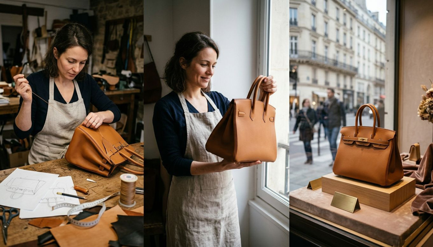 Du croquis à la vitrine : voyage initiatique d’un sac à main iconique